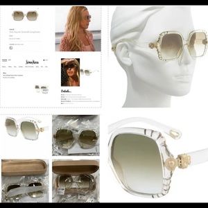 CHLOE CHAMPAGNE SEASHELL SUNGLASSES MADE POPULAR ON HOUSEWIFE BRAUNWYN